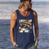 PIPELINE “Checker” Men’s Graphic Tank Top - Thumbnail Image 3
