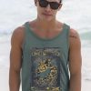 PIPELINE “Blossom” Men’s Graphic Tank Top - Thumbnail Image 2