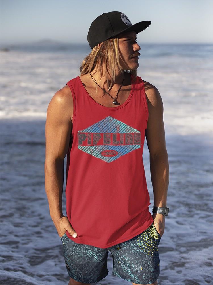 PIPELINE “Askew” Men’s Graphic Tank Top - Image 3
