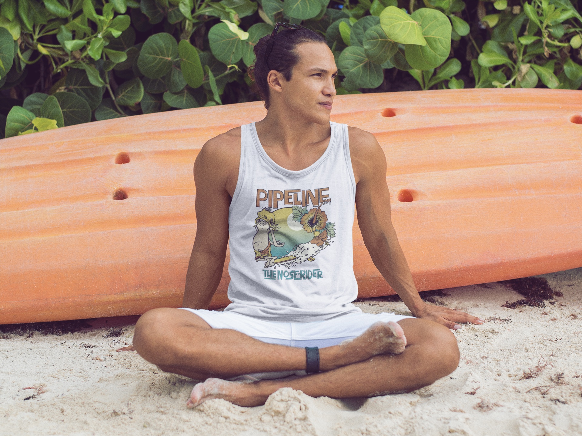 PIPELINE “The Noserider” Men’s Graphic Tank Top - Image 2